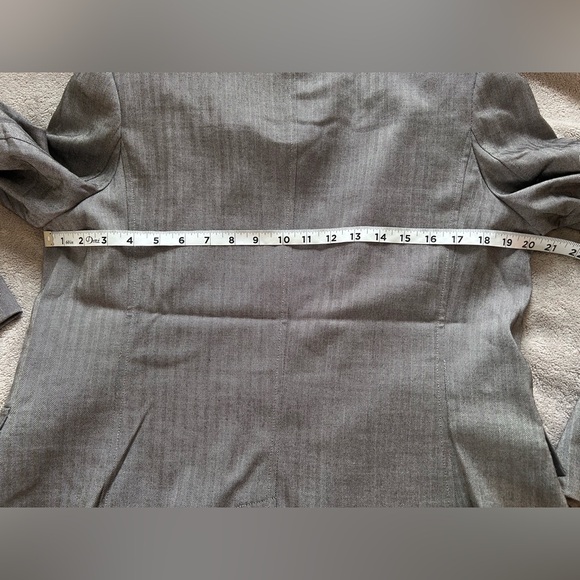 Blue Revival TAYLOR BELTED BLAZER - GREY HERRINGBONE - Picture 3 of 14